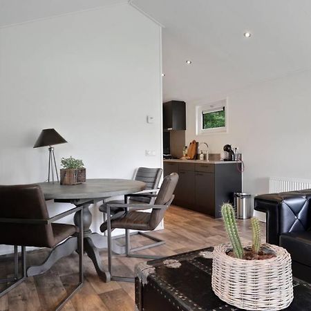 Luxe Chalet In Oosterwolde In Friesland, Op Rustig Park Met Uitzicht Op Meer En Strandje Exterior foto